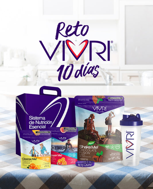 Reto VIVRI 10 días - Vegano Chocolate Fusion, Fruit Punch y Pineapple-Orange